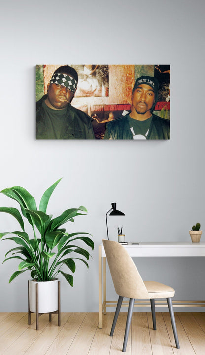 Tupac Biggie Canvas