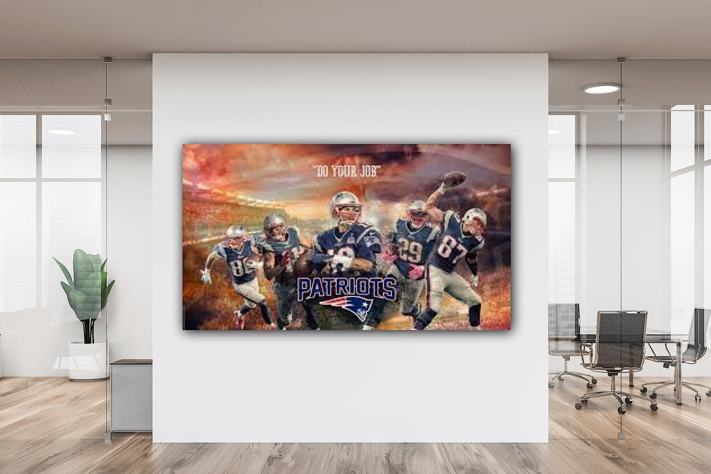 New England Patriots Team Canvas