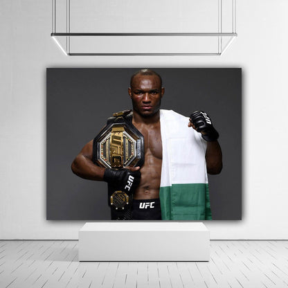 Kamaru Usman Canvas