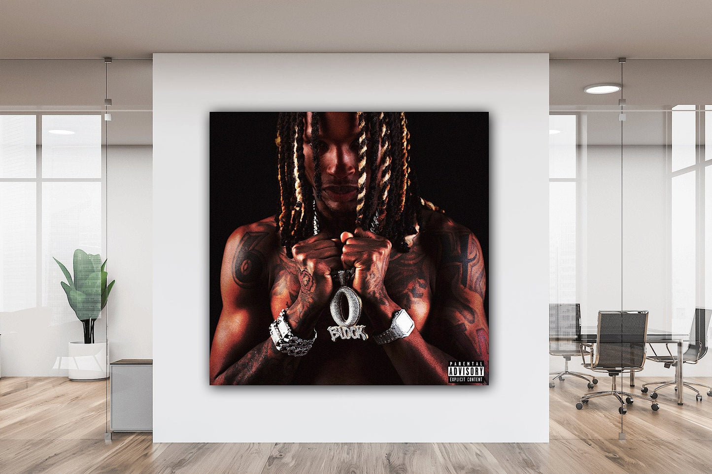 King Von - Welcome To O'Block Canvas