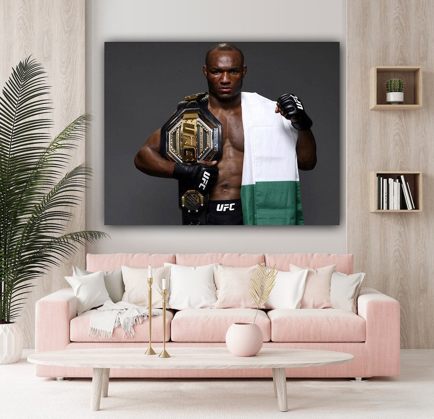 Kamaru Usman Canvas