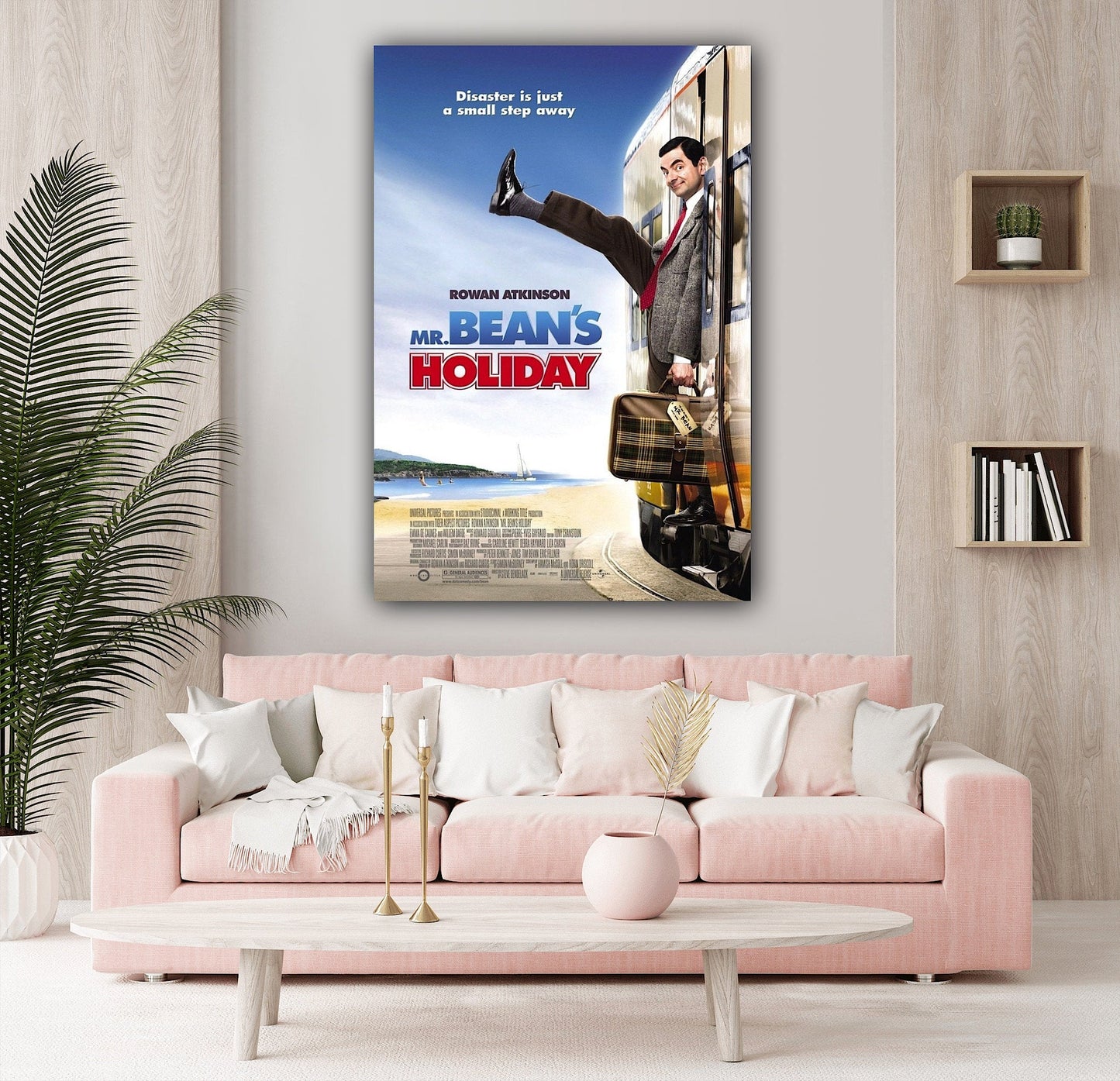 Mr. Bean's Holiday Canvas